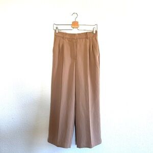 Aritzia Wilfred Effortless pants size - size 4 in color Tan resize for petite